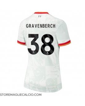 Liverpool Ryan Gravenberch #38 Maglia Gara Terza Repliche 2024-25 Donna Maniche Corte